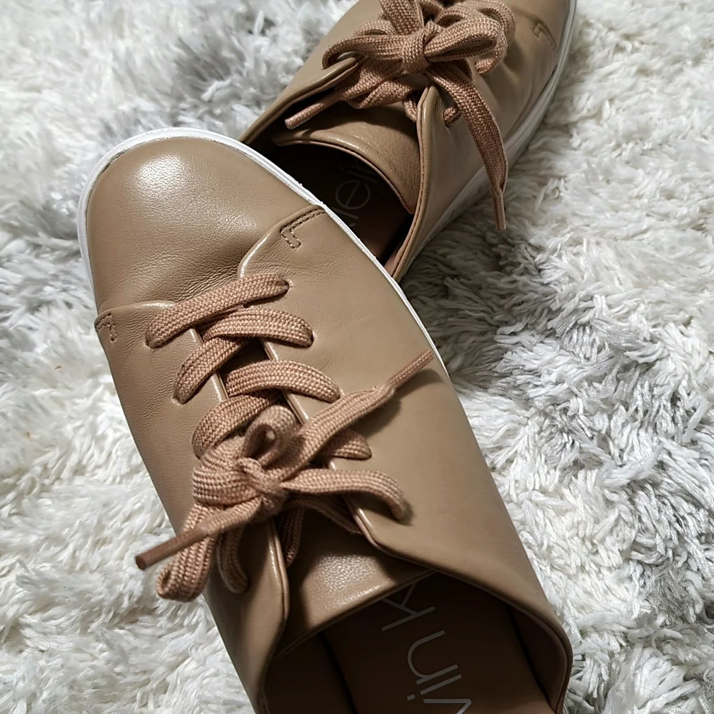 Calvin Klein Jackay Platform Shoes in Nude Size 7.5 - Picture 4 of 8